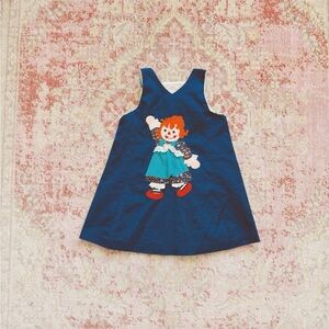 Chocolate Soup, Vintage Toddler Dress